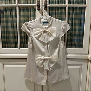 Alice and Olivia Bow Top, Size XS